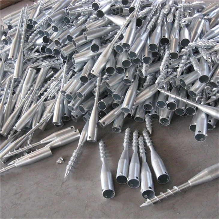 Galvanized Steel Earth Ground Screw Pile