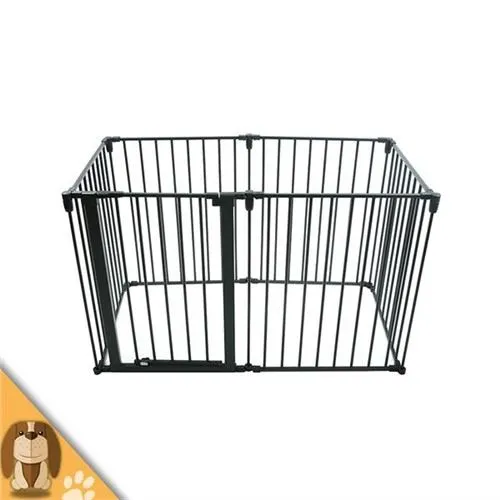 سياج أمان للحيوانات الأليفة قابل للطي مكون من 6 ألواح
