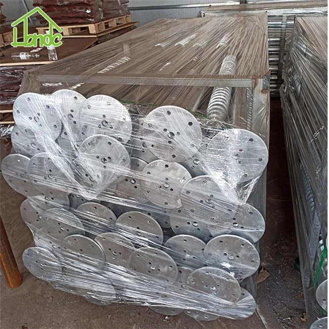 Galvanized Round Flange Ground Screw